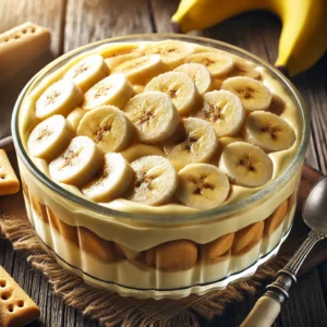 What keeps bananas from turning brown in banana pudding?