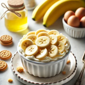 What keeps bananas from turning brown in banana pudding?