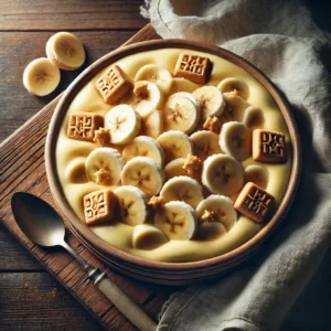 What keeps bananas from turning brown in banana pudding?